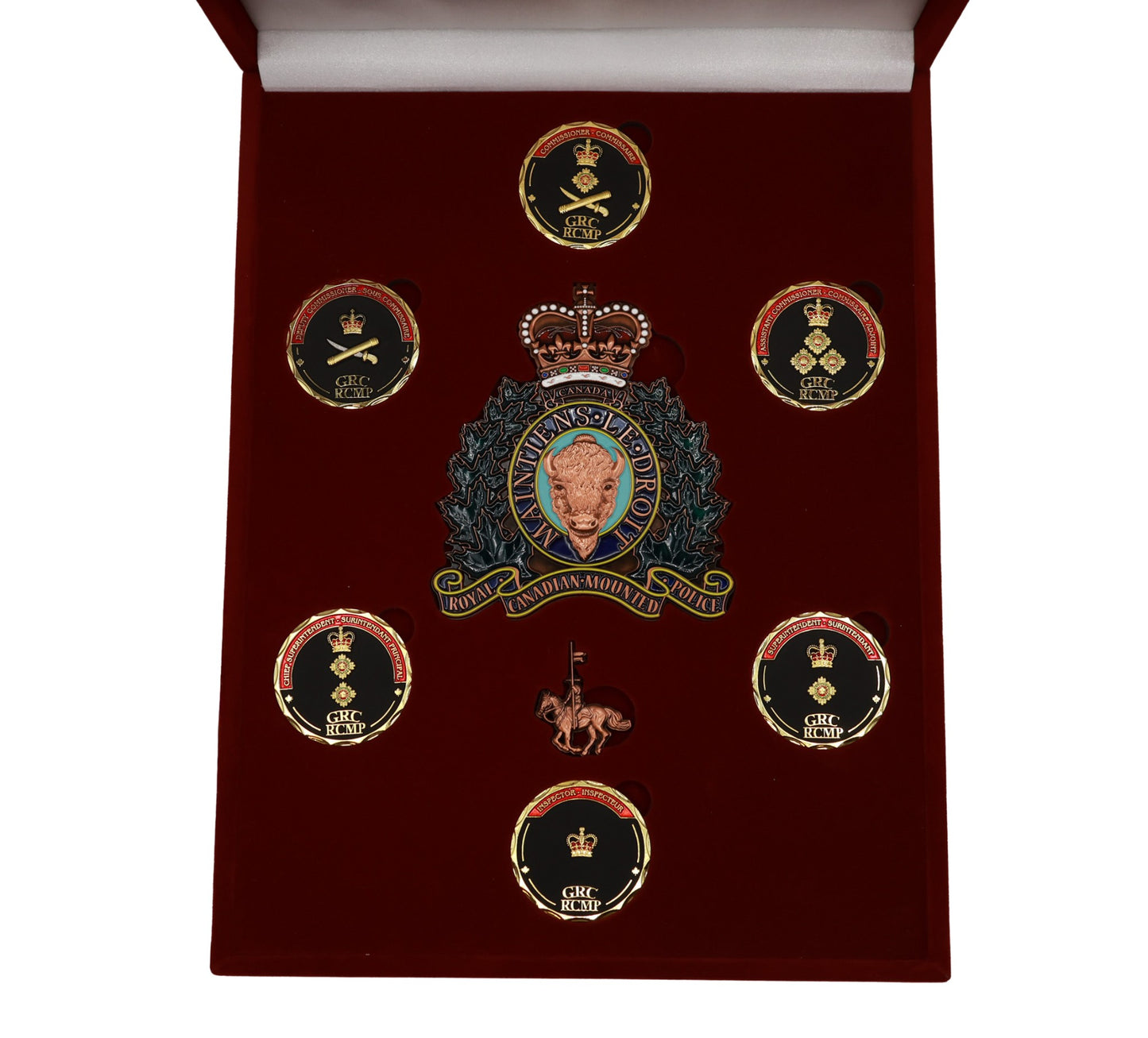 Ranks Challenge Coin Set