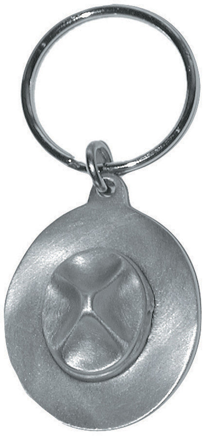 KEYCHAINS PEWTER RCMP STETSON