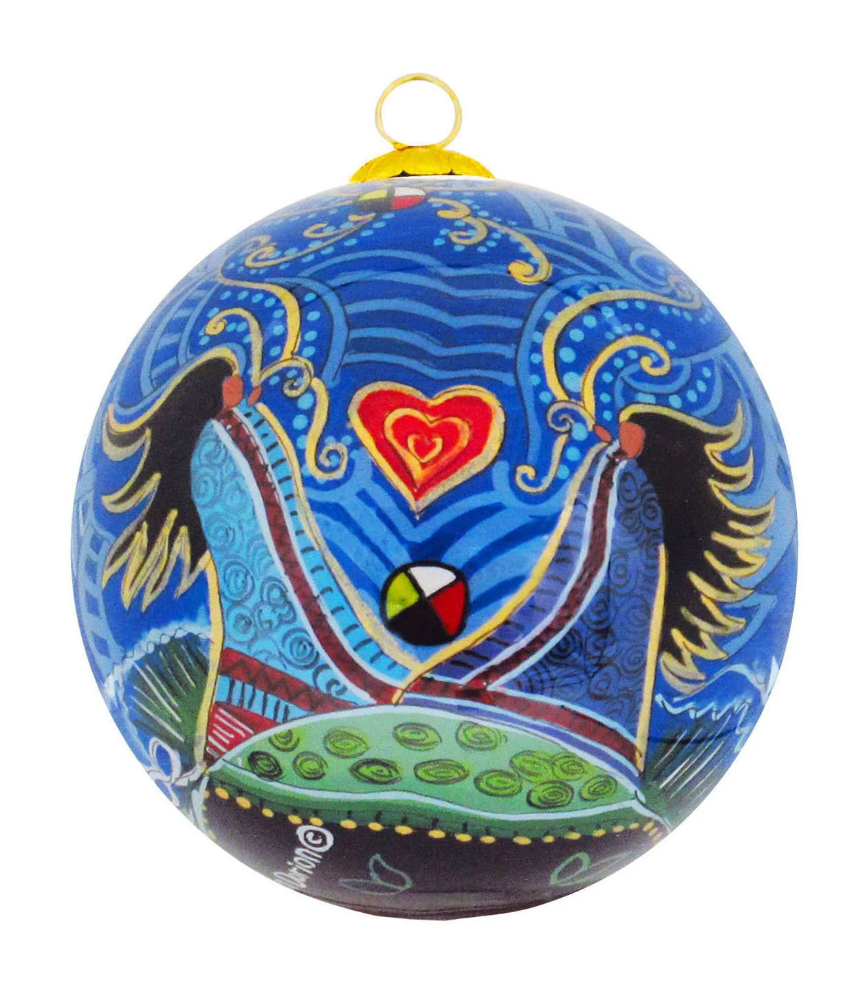 Breath of Life Glass Ornament