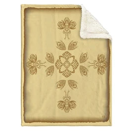 OSCARDO FAUX RABBIT FUR BLANKET BEE-LIEVE