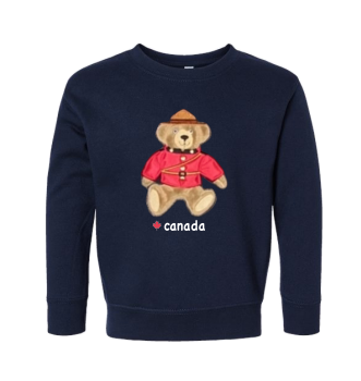 Toddlers Bear Crewnecks NAVY 4T