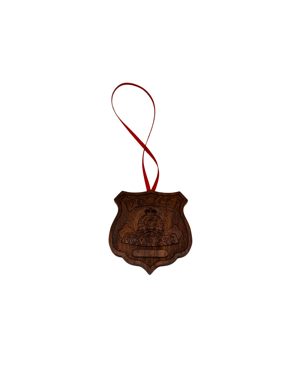 HANDMADE WOODEN ORNAMENTS Badge