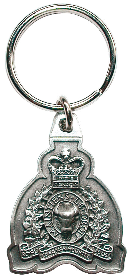 KEYCHAIN PEWTER RCMP