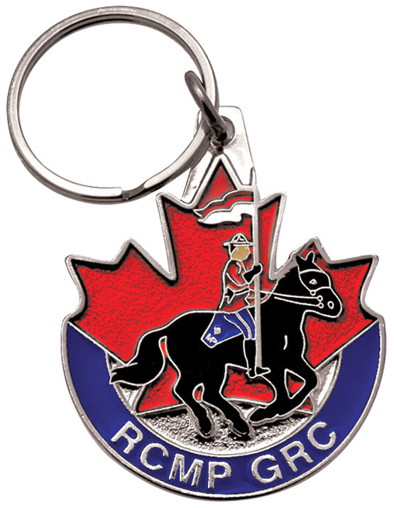 KEYCHAIN ASST  H/R Silver Half Circle