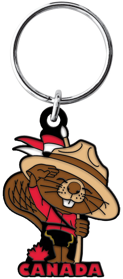 KEYCHAIN ASST  BEAVER/CASTOR