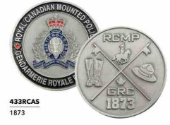 CHALLENGE COINS 433RCAS 1873 Silver