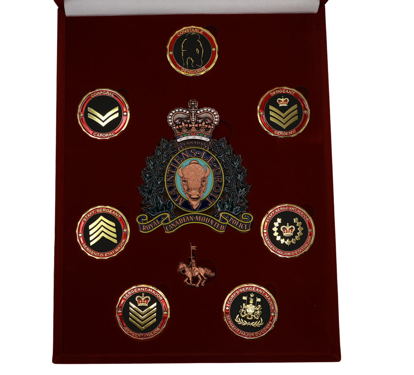 Ranks Challenge Coin Set