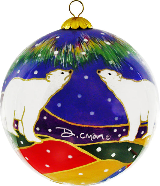 Sky Watchers Glass Ornament