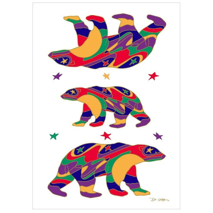 OSCARDO TEA TOWELS ALPHA BEAR
