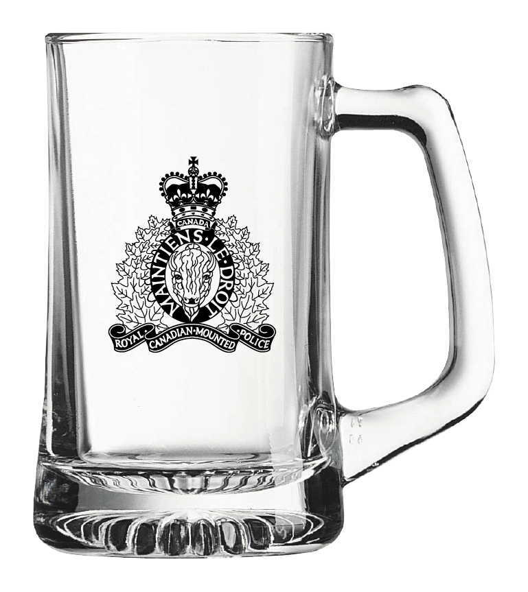 Glassware Assorted RCMP Crest