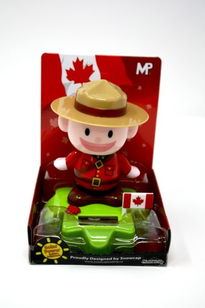 Bobblehead Solar Powered Mountie