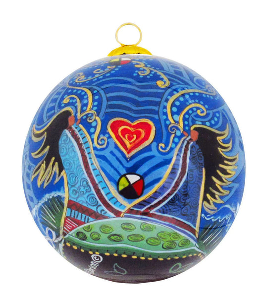 Breath of Life Glass Ornament