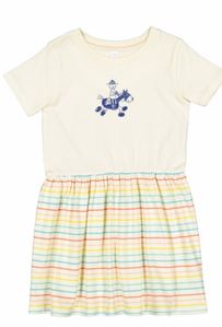 Toddler Jersey Dress Nat/Stripe