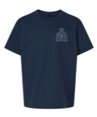 T-SHIRT S/S YOUTH CREST NAVY/MARINE M/M