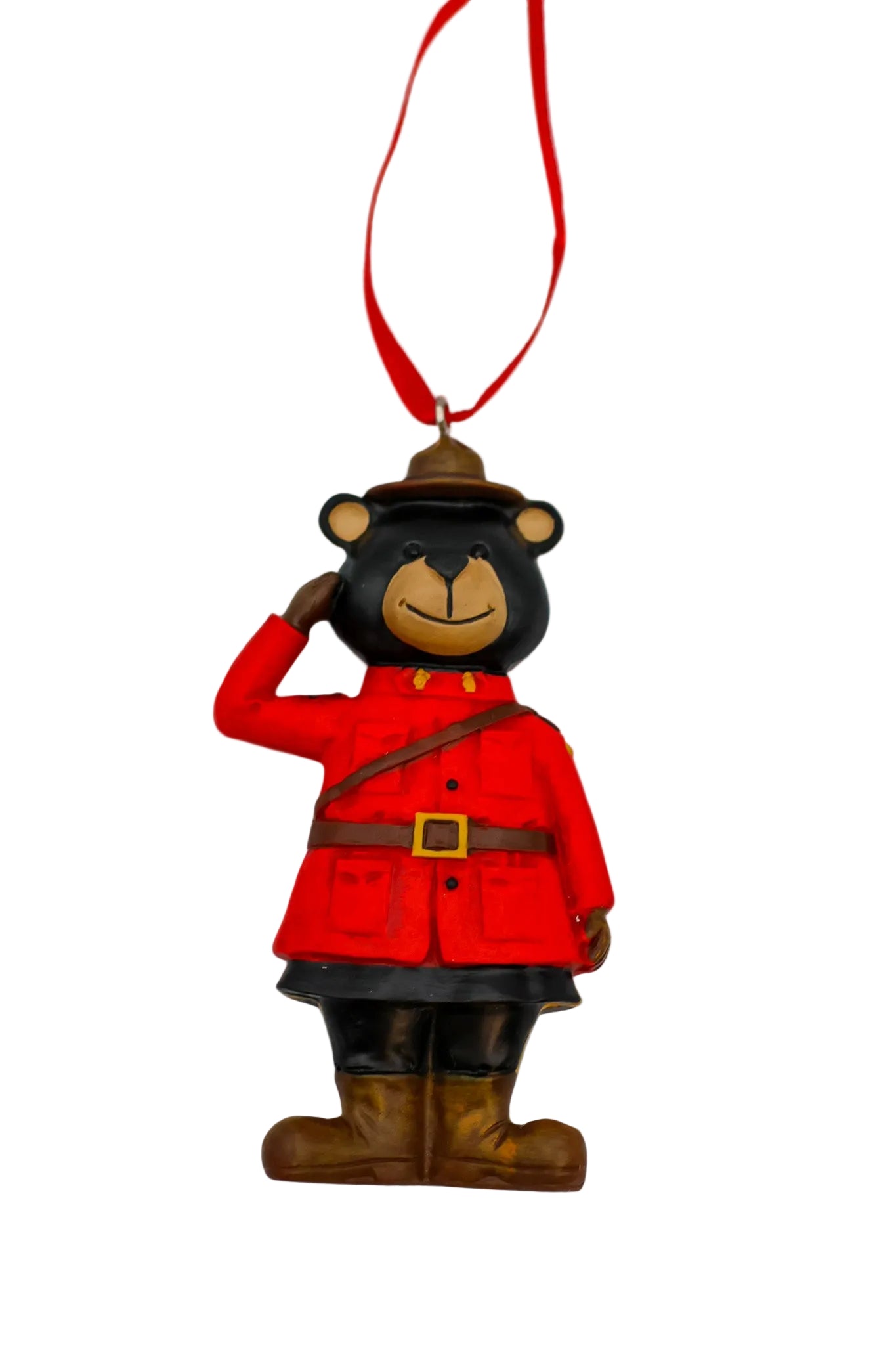 Red Serge Salute Ornament