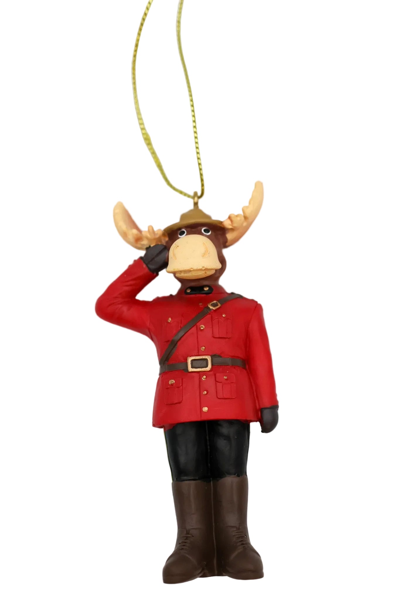 Red Serge Salute Ornament
