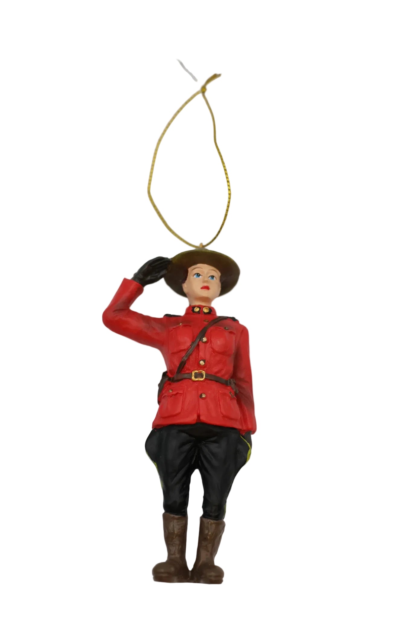 Red Serge Salute Ornament