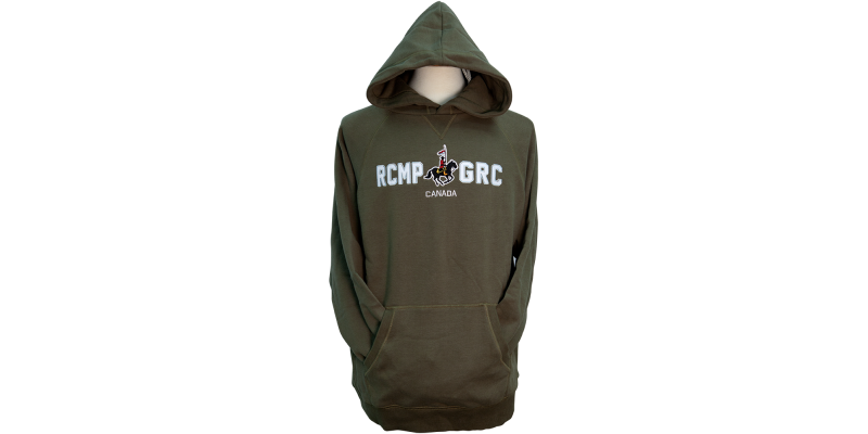 HOODIE RCMP GRC GREEN L/G