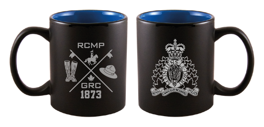 Mug Double Sided RCMP Crest/Lances