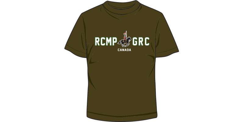 T-SHIRT S/S RCMP-GRC GREY L/G