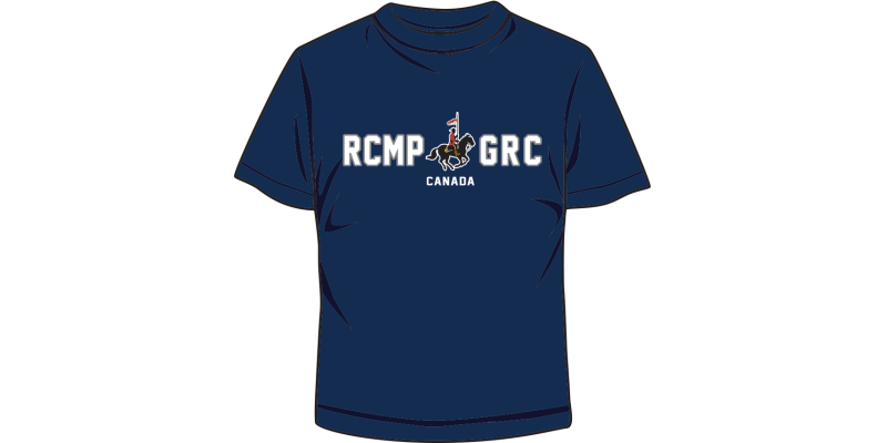 T-SHIRT S/S RCMP-GRC GREY L/G