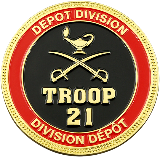 RCMP Troop Challenge Coin