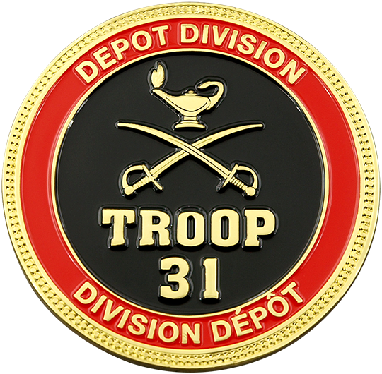 RCMP Troop Challenge Coin