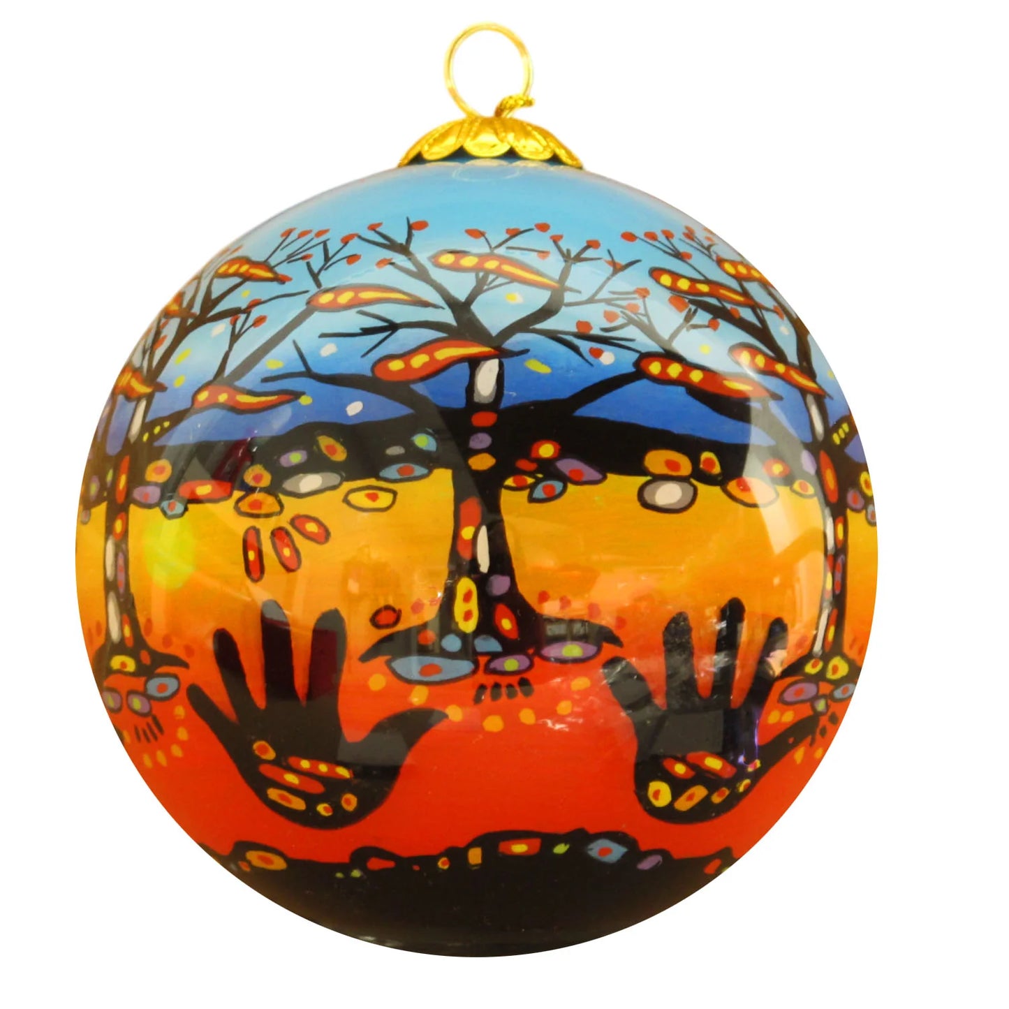 Remember the Children Glass Ornament