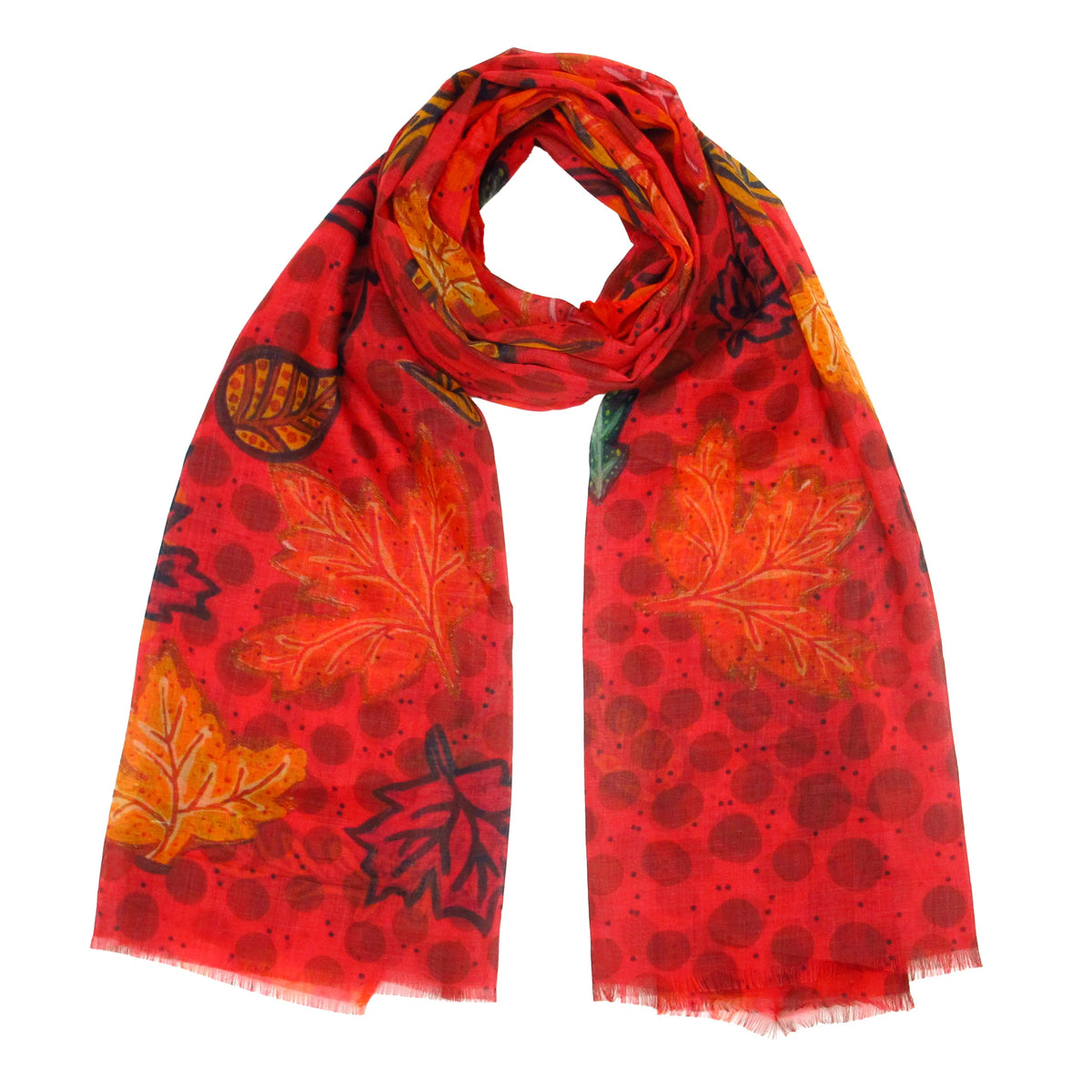 ARTIST SCARF FALL WINDS