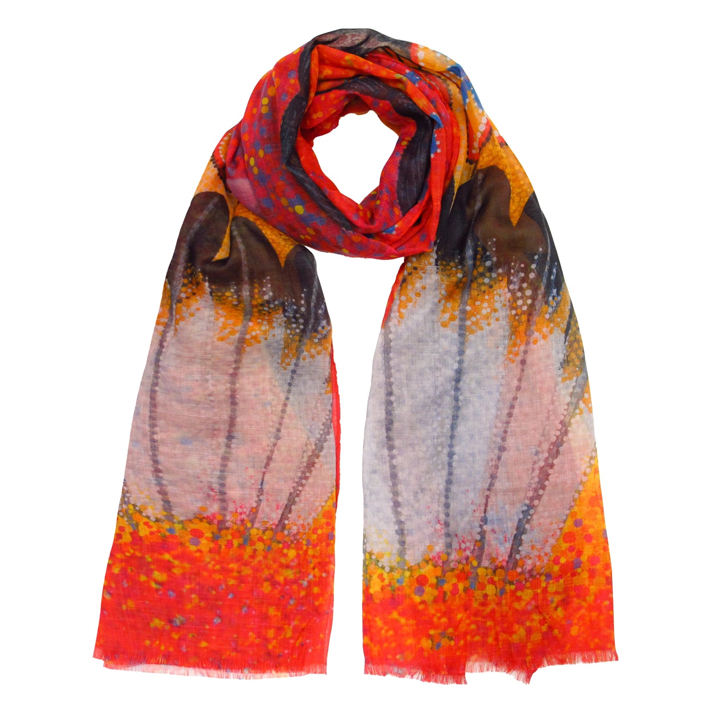 ARTIST SCARF MOON WHISPERS