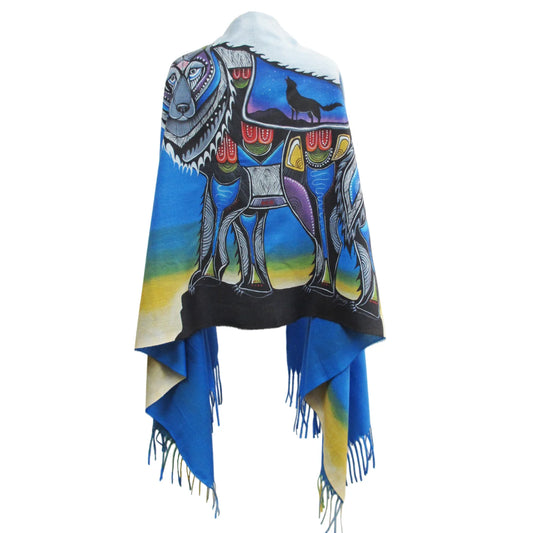 ARTIST SCARF WOLF