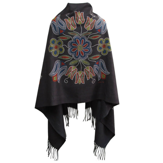 Deb Malcolm Silver Threads Eco Shawl