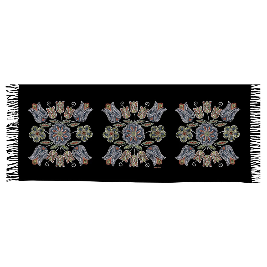 Deb Malcolm Silver Threads Eco Shawl