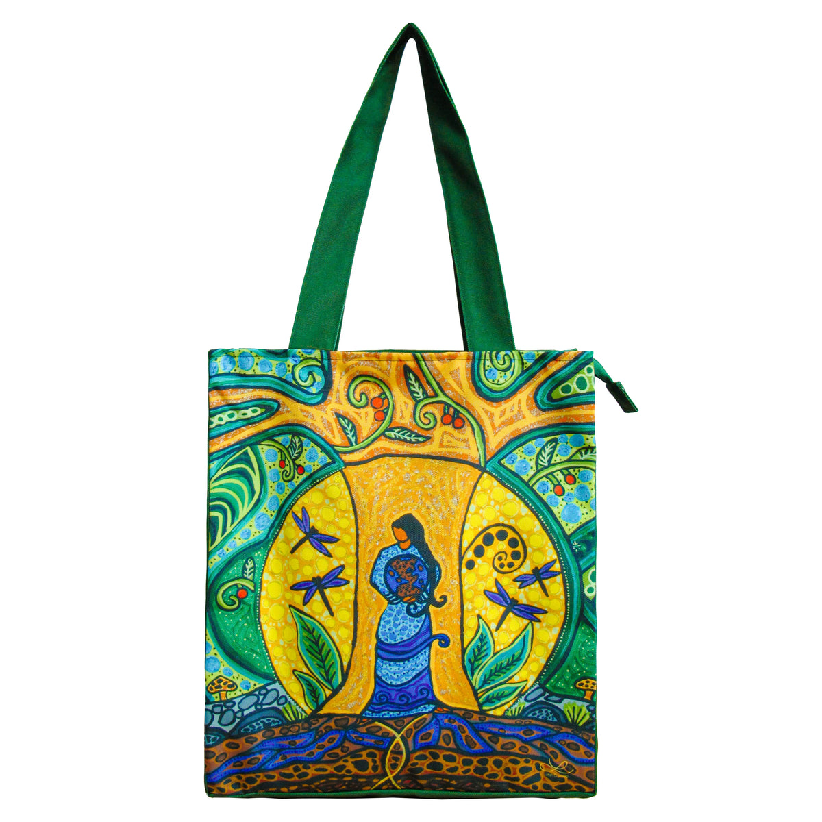 Recycled Tote STRONG EARTH WOMAN