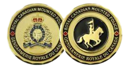 CHALLENGE COIN GOLD H&R Golf Ball Marker