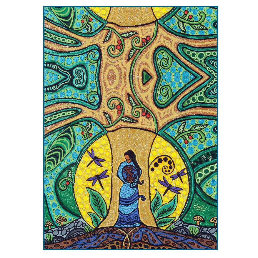 OSCARDO TEA TOWELS STRONG EARTH WOMAN