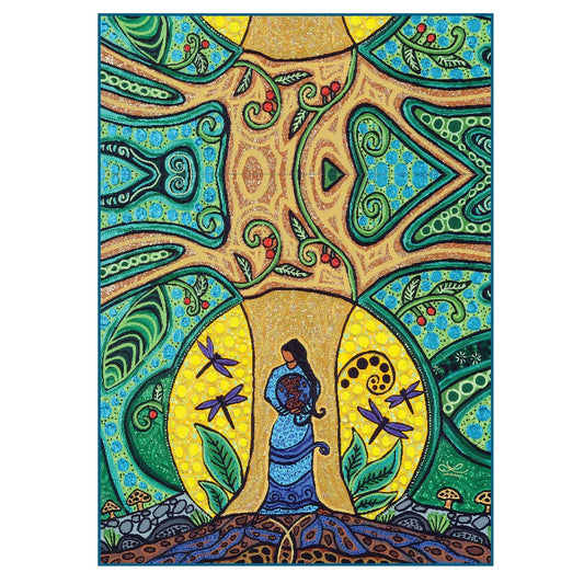 OSCARDO TEA TOWELS STRONG EARTH WOMAN
